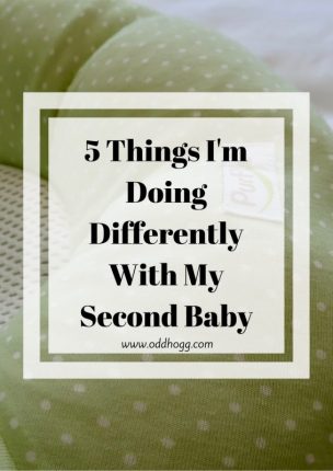 5 Things I'm Doing Differently With My Second Baby | We recently welcomed our second son, and since we're not first time parents any more I think we know a little bit more about the kind of products we need to make our life a little easier! https://oddhogg.com