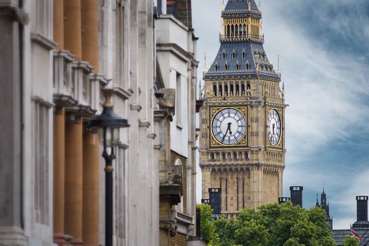A view of Big Ben in London