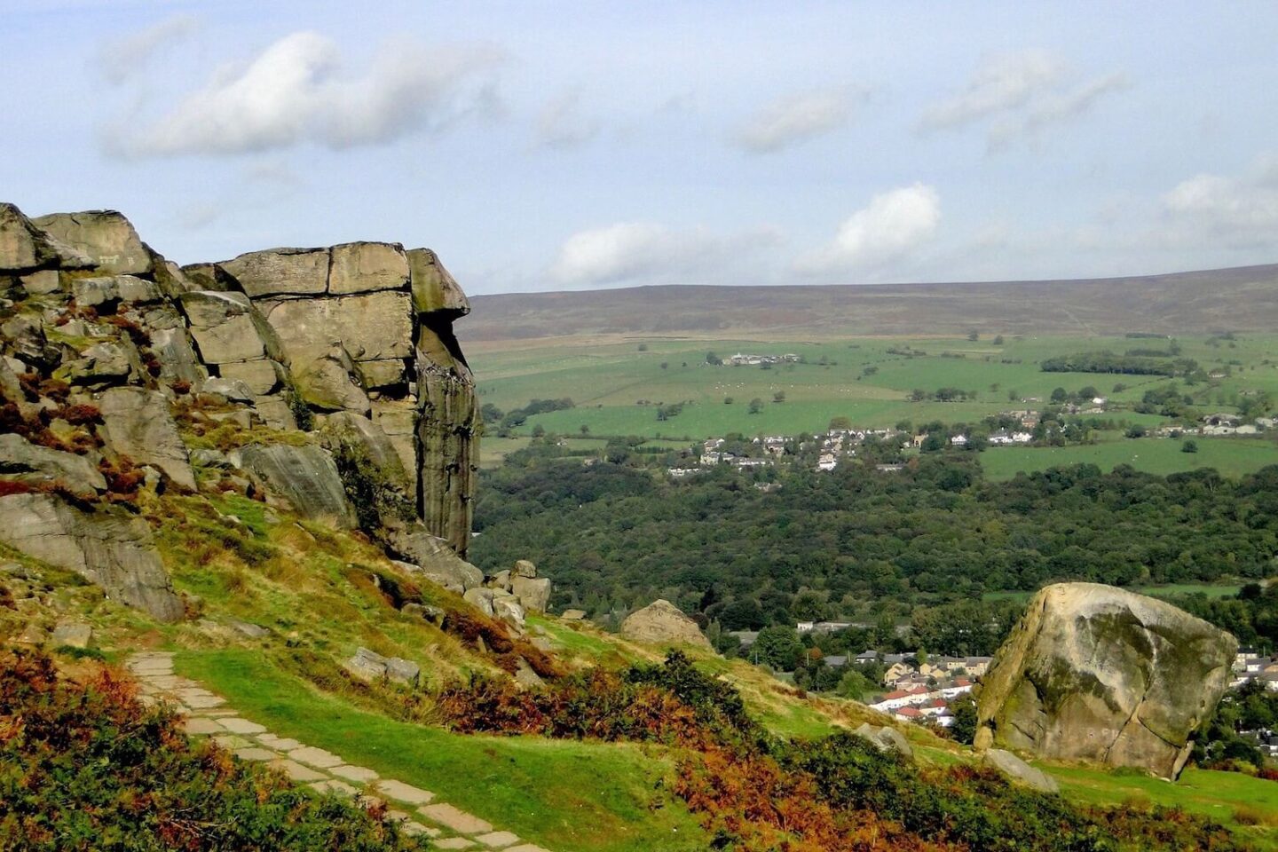 A view on Ilkley moor